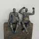 Original art for sale at UGallery.com | Harmony Couple on Bronze 1 by Yelitza Diaz | $300 | mixed media artwork | 9' h x 6' w | thumbnail 4