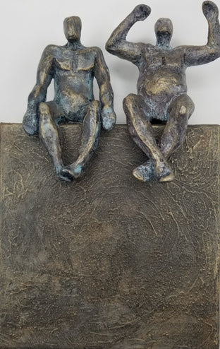 Harmony Couple on Bronze 1 by Yelitza Diaz |  Artwork Main Image 