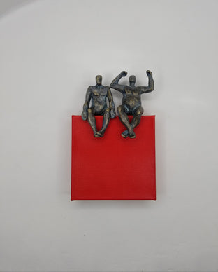 Harmony Couple on Red 1/50 by Yelitza Diaz |  Context View of Artwork 