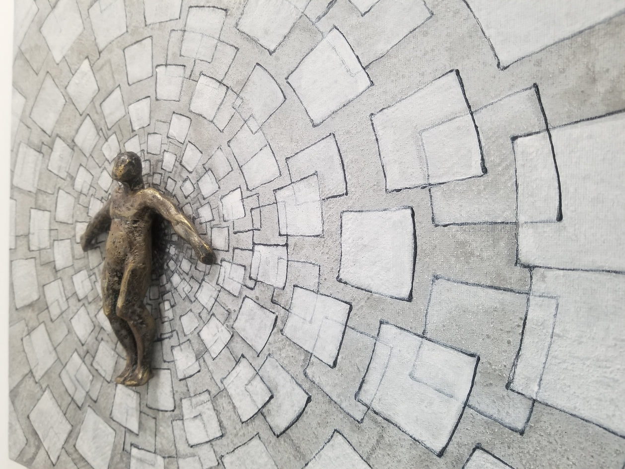 Human Being in Expansion. Left. by Yelitza Diaz |  Closeup View of Artwork 