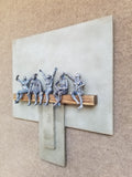 Original art for sale at UGallery.com | I Don't Know by Yelitza Diaz | $2,175 | mixed media artwork | 25' h x 23' w | thumbnail 2