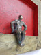 Original art for sale at UGallery.com | Man on Square by Yelitza Diaz | $2,175 | mixed media artwork | 22.5' h x 28' w | thumbnail 4