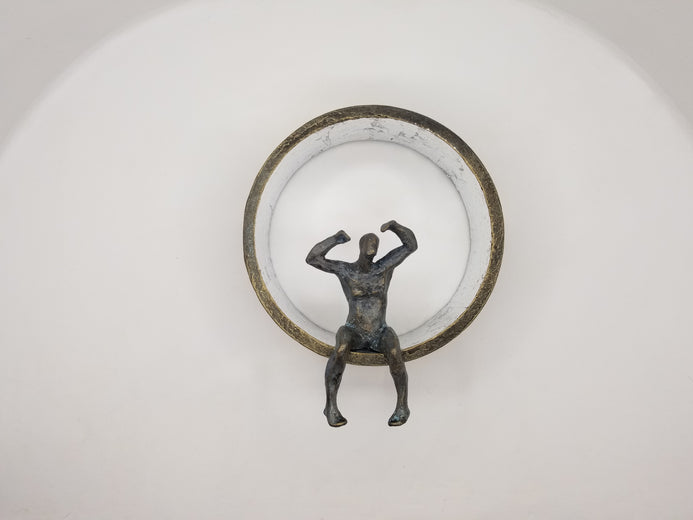 Man on the Moon II by Yelitza Diaz |  Context View of Artwork 