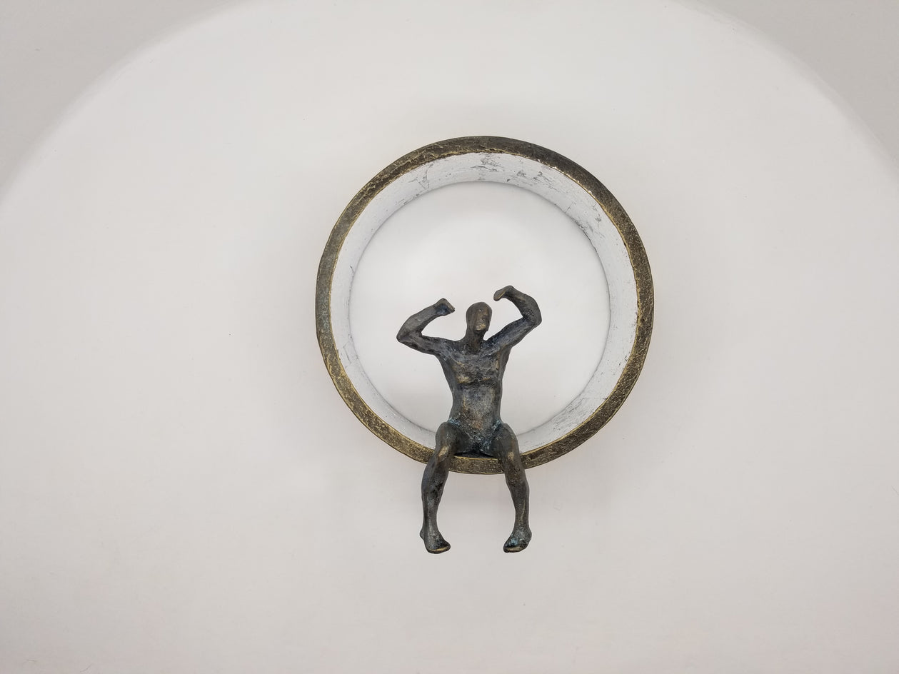 Man on the Moon II by Yelitza Diaz |  Context View of Artwork 