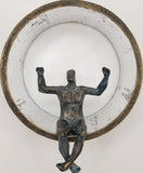 Original art for sale at UGallery.com | Man on the Moon III by Yelitza Diaz | $600 | mixed media artwork | 11' h x 9' w | thumbnail 1