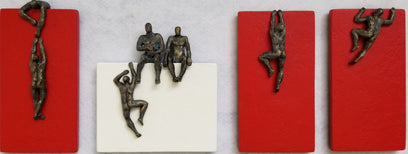 Red & White Climbers by Yelitza Diaz | Artwork Main Image