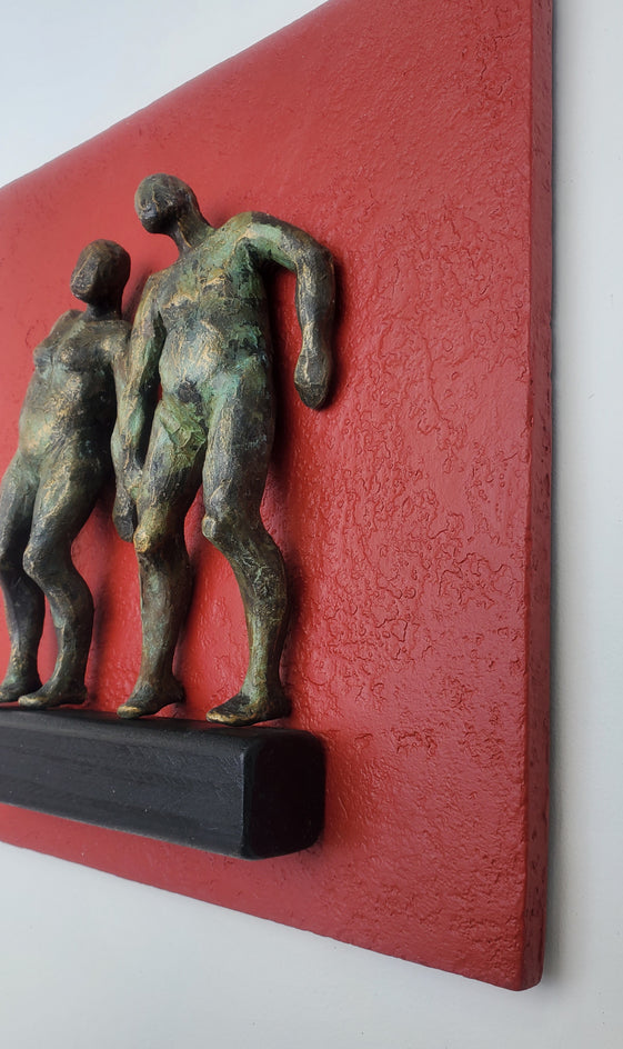 Serie: Inseparable Bond 2 by Yelitza Diaz |  Closeup View of Artwork 