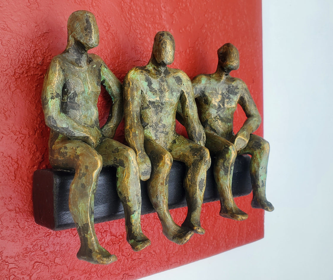 Serie: Inseparable Bond III by Yelitza Diaz |  Closeup View of Artwork 