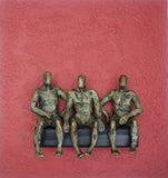 Original art for sale at UGallery.com | Serie: Inseparable Bond III by Yelitza Diaz | $675 | mixed media artwork | 12' h x 12' w | thumbnail 1