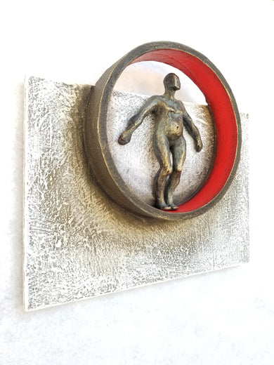 The Circle of Life. A. by Yelitza Diaz |  Side View of Artwork 