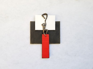 White, Black, and Red with Climbers by Yelitza Diaz |  Context View of Artwork 