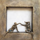 Original art for sale at UGallery.com | Women's Window by Yelitza Diaz | $750 | mixed media artwork | 12' h x 11' w | thumbnail 1