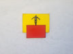 Original art for sale at UGallery.com | Yellow and Red Square by Yelitza Diaz | $500 | mixed media artwork | 13' h x 14' w | thumbnail 3