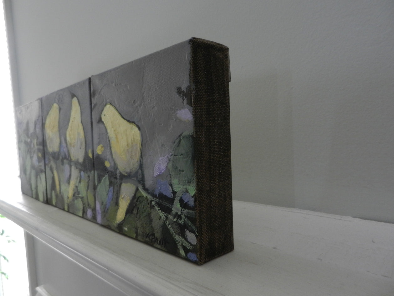 Happy and Yellow by Mary Pratt |  Side View of Artwork 