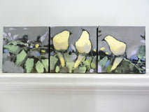 Original art for sale at UGallery.com | Happy and Yellow by Mary Pratt | $450 | oil painting | 6' h x 18' w | thumbnail 3