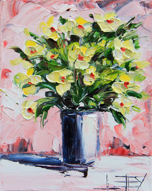 Original art for sale at UGallery.com | Sonnet by Lisa Elley | $250 | oil painting | 10' h x 8' w | photo 1