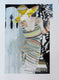 Original art for sale at UGallery.com | Yellow Sunhat by Mary Pratt | $400 | watercolor painting | 12' h x 9' w | thumbnail 1