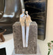Original art for sale at UGallery.com | Close to Me in Silver Plate by Yenny Cocq | $490 | sculpture | 4.5' h x 2' w | thumbnail 1