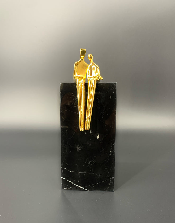 Gold - Close to Me by Yenny Cocq |  Context View of Artwork 