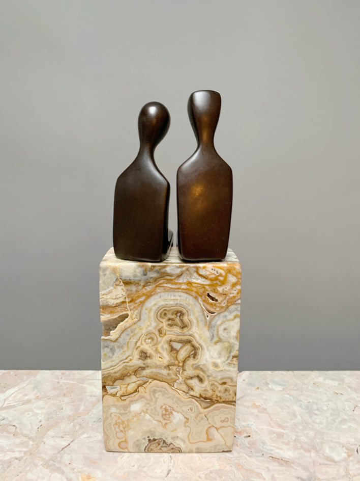 Together by Yenny Cocq |  Side View of Artwork 