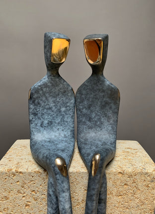 Original art for sale at UGallery.com | Two Men in Love by Yenny Cocq | $1,850 | sculpture | 10' h x 3.5' w | photo 3