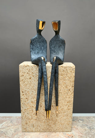 Original art for sale at UGallery.com | Two Men in Love by Yenny Cocq | $1,850 | sculpture | 10' h x 3.5' w | photo 2