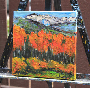 Autumn in Yosemite by Lisa Elley |  Side View of Artwork 
