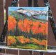 Original art for sale at UGallery.com | Autumn in Yosemite by Lisa Elley | $300 | oil painting | 10' h x 10' w | thumbnail 2
