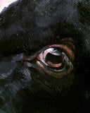 Original art for sale at UGallery.com | You Lookin' at Me? by Jan Fontecchio Perley | $1,250 | oil painting | 22.75' h x 22.75' w | thumbnail 4