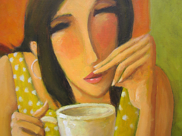 You Touched Me by Glenn Quist |   Closeup View of Artwork 