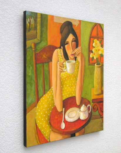 You Touched Me by Glenn Quist |  Side View of Artwork 