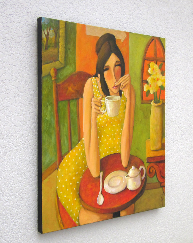 You Touched Me by Glenn Quist |  Side View of Artwork 