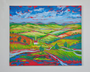 Original art for sale at UGallery.com | Make A Wish for the Day by Zelie Alice | $850 | acrylic painting | 18' h x 21' w | photo 2