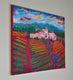 Original art for sale at UGallery.com | Wine Lover's Paradise by Zelie Alice | $850 | acrylic painting | 18' h x 24' w | thumbnail 3
