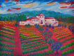 Original art for sale at UGallery.com | Wine Lover's Paradise by Zelie Alice | $850 | acrylic painting | 18' h x 24' w | thumbnail 1