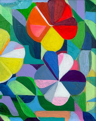 Original art for sale at UGallery.com | Blossom 03 by Ziui Vance | $575 | acrylic painting | 12' h x 12' w | photo 4