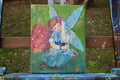 Original art for sale at UGallery.com | Music Fairy by Andrea Doss | $275 | acrylic painting | 10' h x 8' w | thumbnail 3