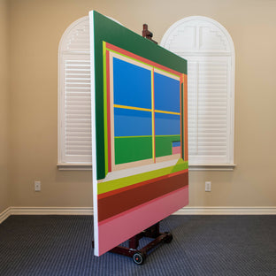 Window10 by Wenjie Jin |  Side View of Artwork 