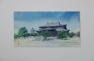 Watercolor Impressions of Chinese Architecture 11 by Siyuan Ma |  Context View of Artwork 