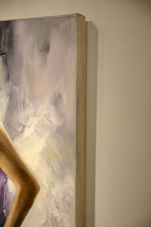 Original art for sale at UGallery.com | Winged Abstraction by Gary Leonard | $2,400 | oil painting | 36' h x 24' w | photo 3
