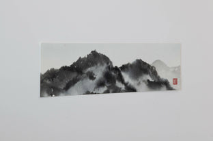Original art for sale at UGallery.com | Mountain Reverie Series 10 by Siyuan Ma | $275 | watercolor painting | 3.5' h x 13.5' w | photo 4