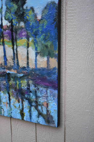 Original art for sale at UGallery.com | Trees by the Still Water by Kip Decker | $2,100 | acrylic painting | 30' h x 30' w | photo 2