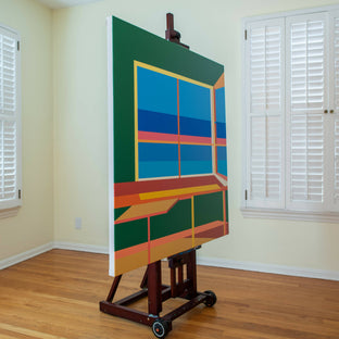 Original art for sale at UGallery.com | Window9 by Wenjie Jin | $2,400 | acrylic painting | 47.24' h x 47.24' w | photo 3