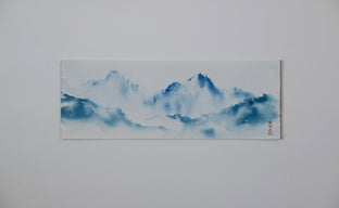 Mountain Reverie Series 9 by Siyuan Ma |   Closeup View of Artwork 