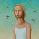 Original art for sale at UGallery.com | Gathering by Naoko Paluszak | $1,850 | oil painting | 24' h x 20' w | thumbnail 2