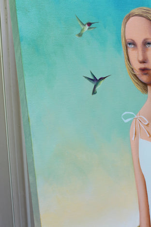 Original art for sale at UGallery.com | Gathering by Naoko Paluszak | $1,850 | oil painting | 24' h x 20' w | photo 4