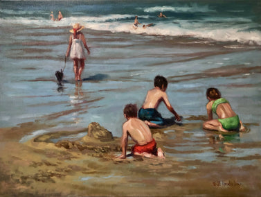 oil painting by Faye Vander Veer titled Outgoing Tide