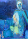Original art for sale at UGallery.com | Being by Robin Okun | $800 | acrylic painting | 24' h x 18' w | thumbnail 1