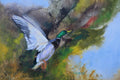 Original art for sale at UGallery.com | The Last Migrant by Andres Lopez | $650 | oil painting | 12' h x 12' w | thumbnail 3