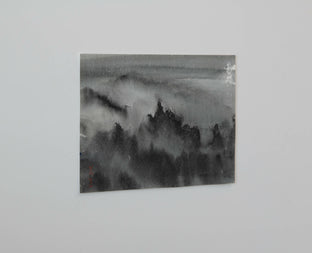 Original art for sale at UGallery.com | Mountain Reverie Series 14 by Siyuan Ma | $275 | watercolor painting | 6' h x 9' w | photo 2